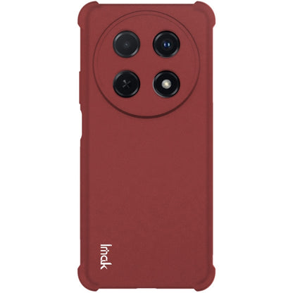 For Huawei nova 12i / Enjoy 70 Pro imak Shockproof Airbag TPU Phone Case(Matte Red) by imak