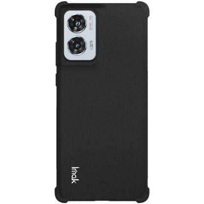 For Motorola Edge 50 Fusion 5G imak Shockproof Airbag TPU Phone Case(Matte Black) by imak
