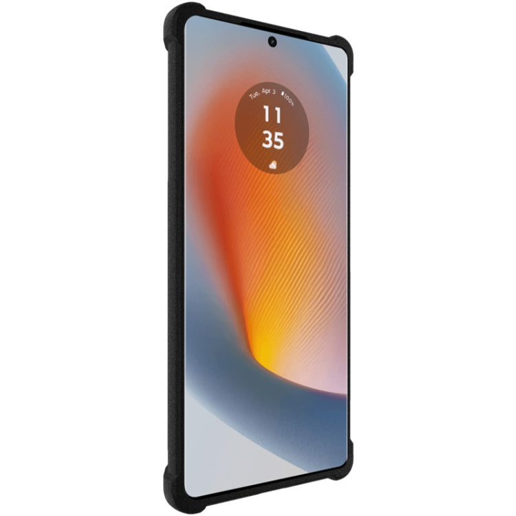 For Motorola Edge 50 Fusion 5G imak Shockproof Airbag TPU Phone Case(Matte Black) by imak