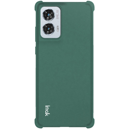For Motorola Edge 50 Fusion 5G imak Shockproof Airbag TPU Phone Case(Matte Green) by imak