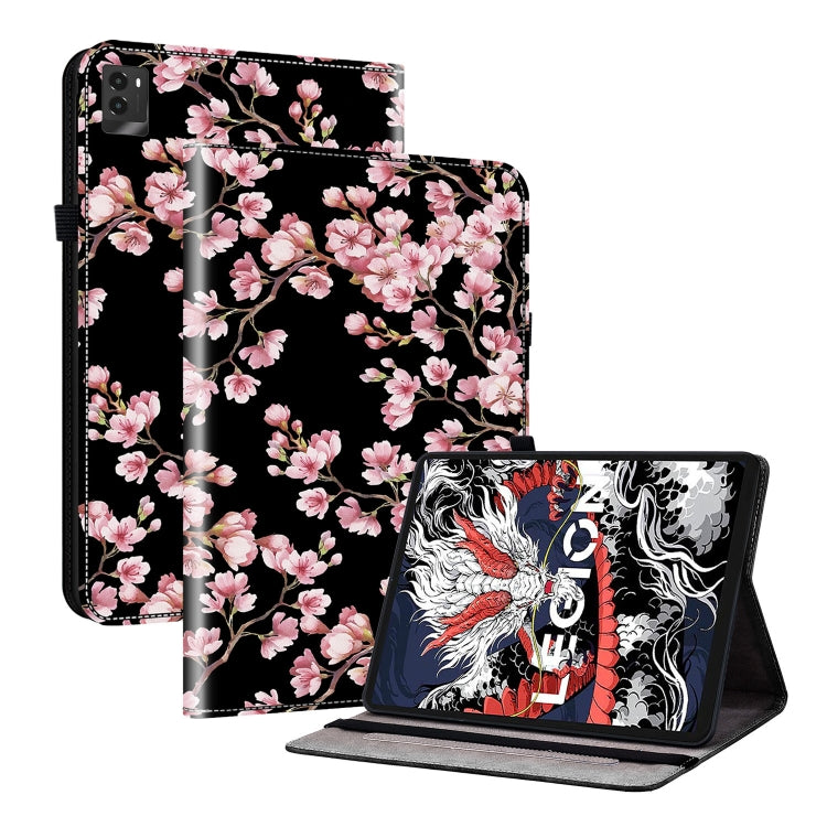 For Lenovo Legion Y700 2025 Crystal Texture Painted Leather Tablet Case(Plum Bossom) by bashfashion