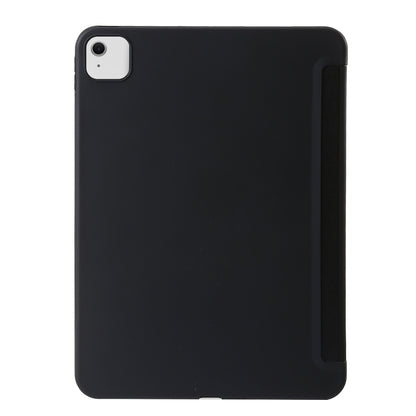For iPad Air 11 2025 / 2024 TPU Deformation Flip Leather Tablet Case with Holder(Black) by bashfashion