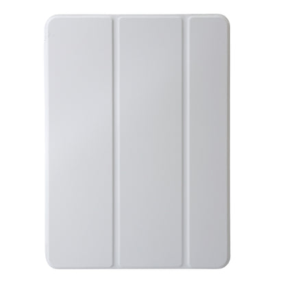 For iPad Pro 11 2025 / 2024 Three-fold Holder Flip Tablet Leather Case(Grey) by bashfashion