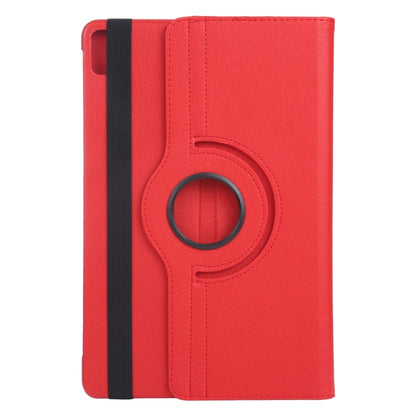For iPad Pro 13 2025 / 2024 360 Degree Rotation Litchi Texture Leather Tablet Case with Holder(Red) by bashfashion