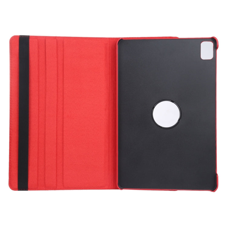 For iPad Pro 13 2025 / 2024 360 Degree Rotation Litchi Texture Leather Tablet Case with Holder(Red) by bashfashion