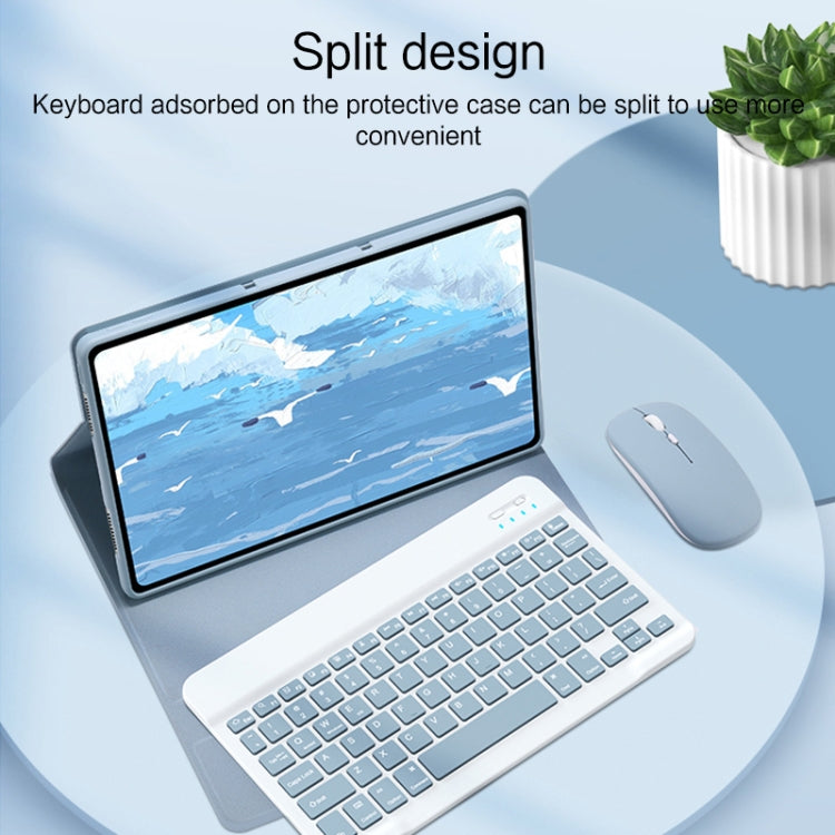 For Xiaomi Pad 6S Pro 12.4 inch 2024 Detachable Keyboard Smart Tablet Leather Case(Pink) by bashfashion