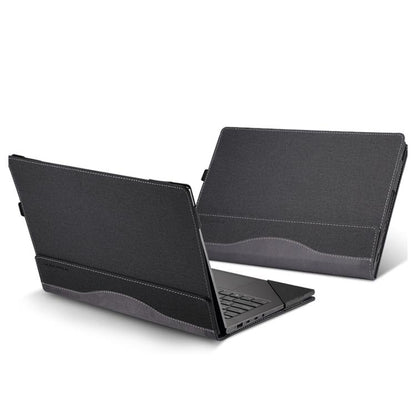 For HP EliteBook 845 / 840 14 inch G11 Leather Laptop Shockproof Protective Case(Black) by bashfashion