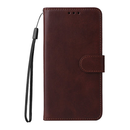 For iPhone 16e Classic Calf Texture Flip Leather Phone Case(Brown) by bashfashion