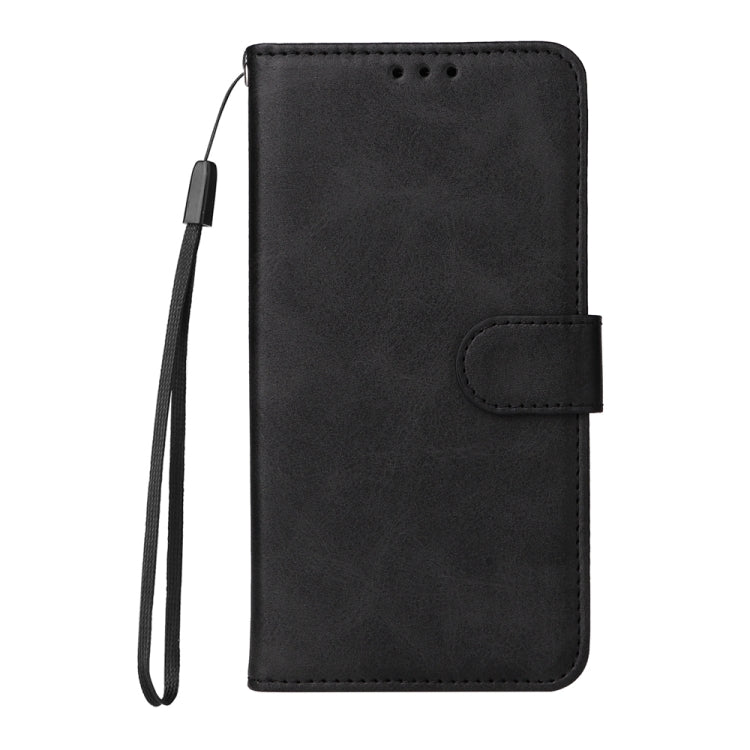 For iPhone 16e Classic Calf Texture Flip Leather Phone Case(Black) by bashfashion