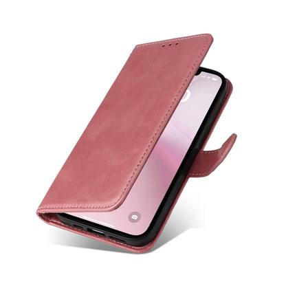 For iPhone 16e Classic Calf Texture Flip Leather Phone Case(Rose Gold) by bashfashion