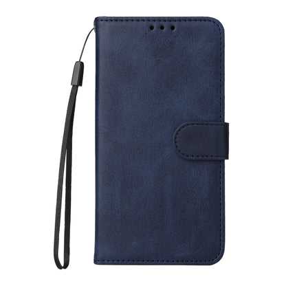 For iPhone 16e Classic Calf Texture Flip Leather Phone Case(Blue) by bashfashion