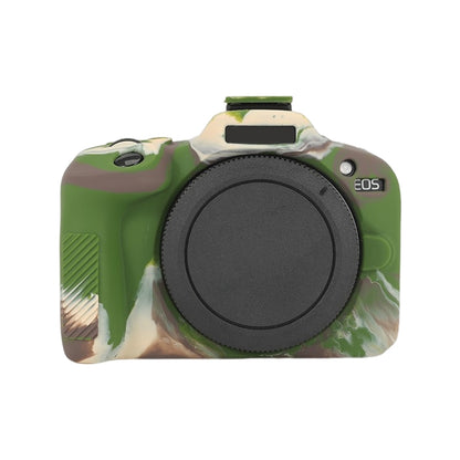 For Canon EOS R100 Glossy Soft Silicone Protective Case(Camouflage) by bashfashion