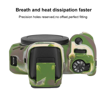 For Canon EOS R100 Glossy Soft Silicone Protective Case(Camouflage) by bashfashion