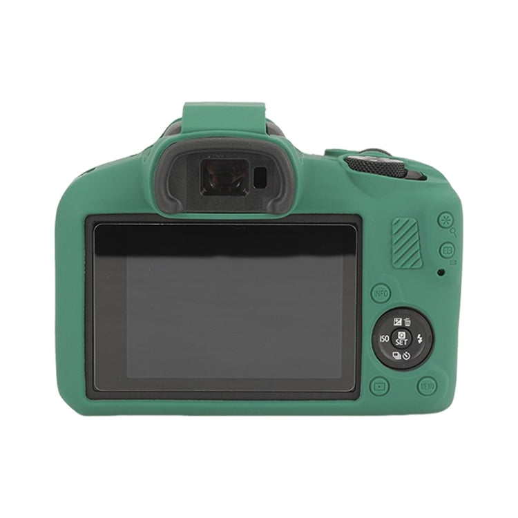 For Canon EOS R100 Glossy Soft Silicone Protective Case(Green) by bashfashion