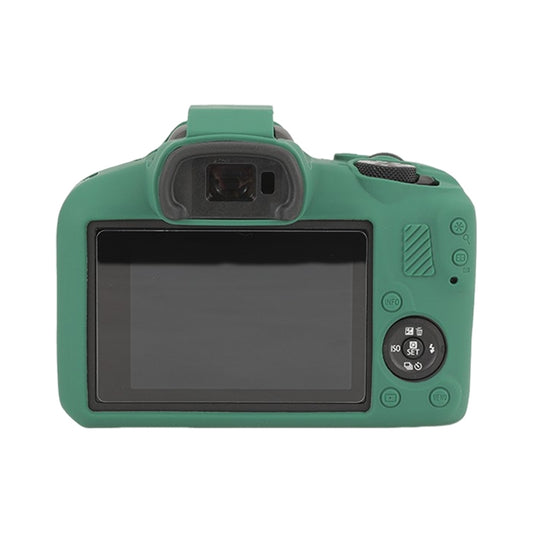 For Canon EOS R100 Glossy Soft Silicone Protective Case(Green) by bashfashion