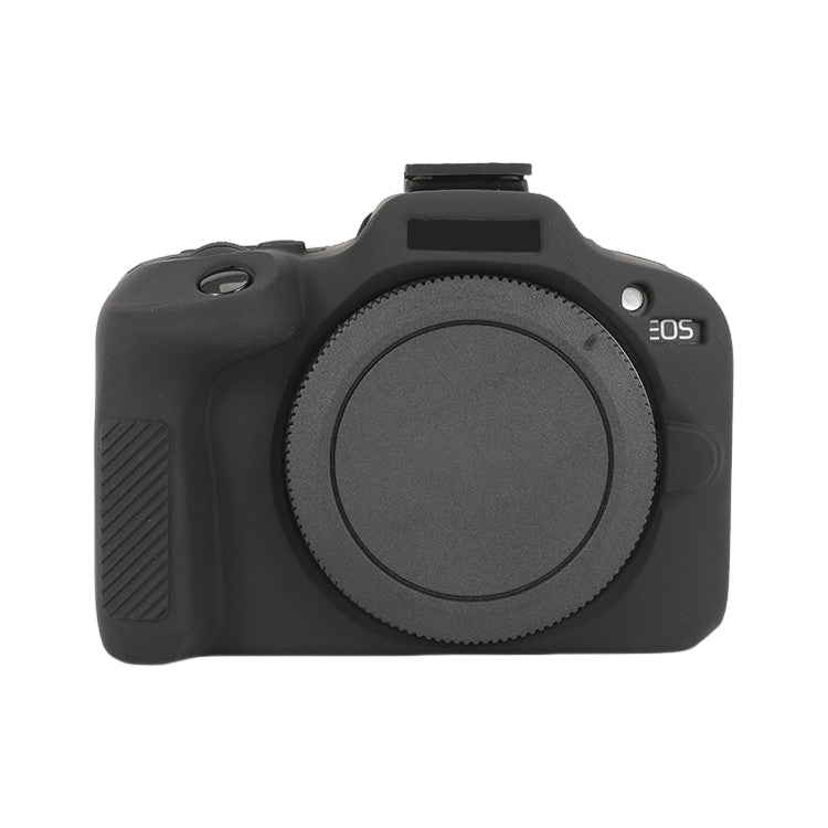 For Canon EOS R100 Glossy Soft Silicone Protective Case(Black) by bashfashion