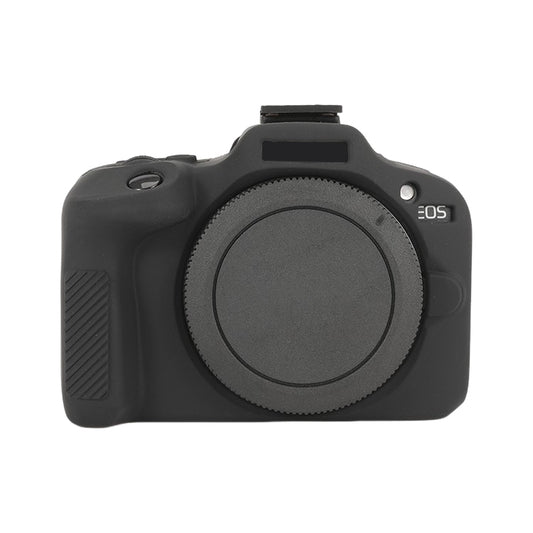 For Canon EOS R100 Glossy Soft Silicone Protective Case(Black) by bashfashion
