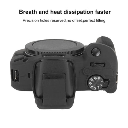 For Canon EOS R100 Glossy Soft Silicone Protective Case(Black) by bashfashion
