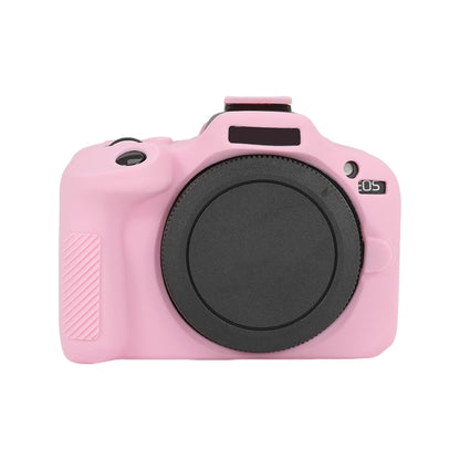 For Canon EOS R100 Glossy Soft Silicone Protective Case(Pink) by bashfashion