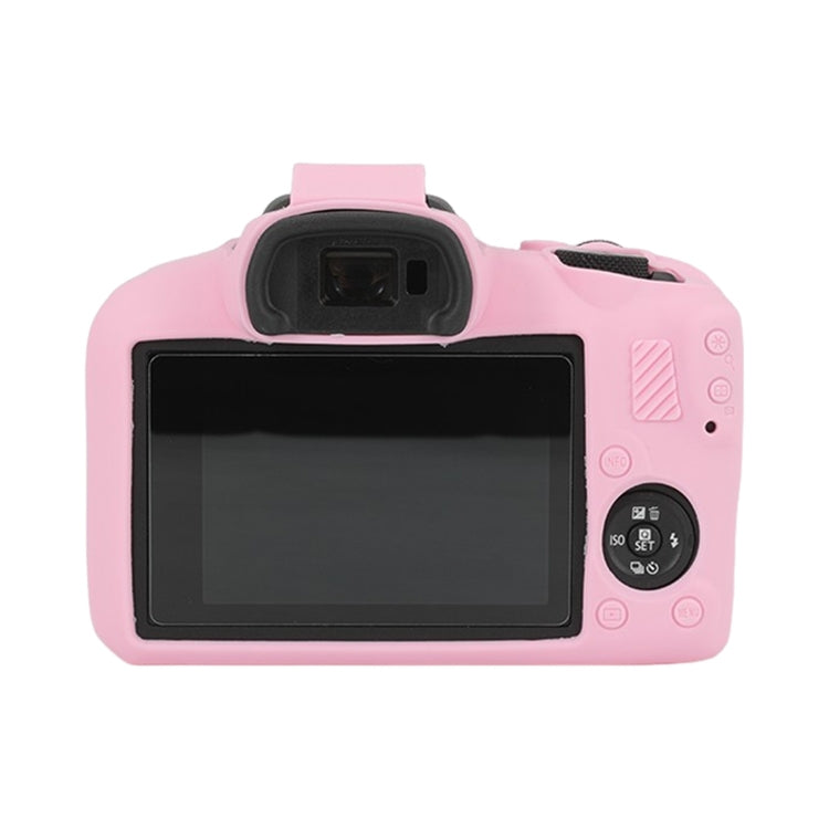 For Canon EOS R100 Glossy Soft Silicone Protective Case(Pink) by bashfashion