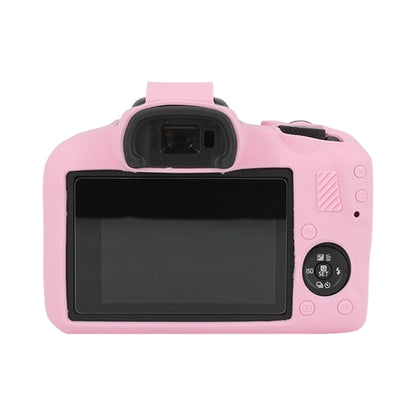 For Canon EOS R100 Glossy Soft Silicone Protective Case(Pink) by bashfashion