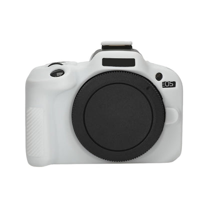 For Canon EOS R100 Glossy Soft Silicone Protective Case(White) by bashfashion