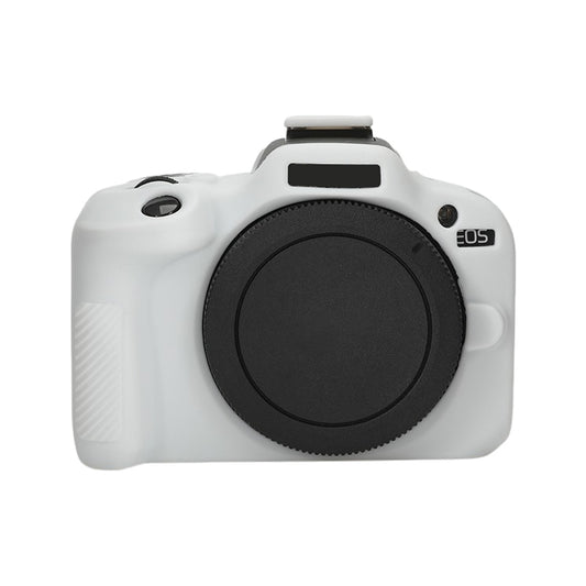 For Canon EOS R100 Glossy Soft Silicone Protective Case(White) by bashfashion