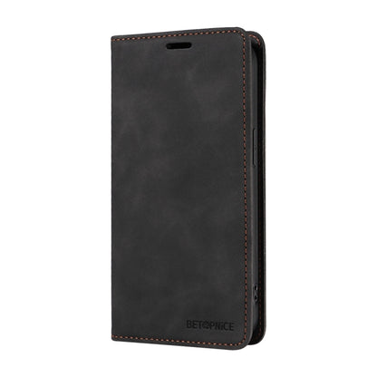 For Honor 200 Lite Global BETOPNICE Suction RFID Anti-theft Leather Phone Case(Black) by BETOPNICE