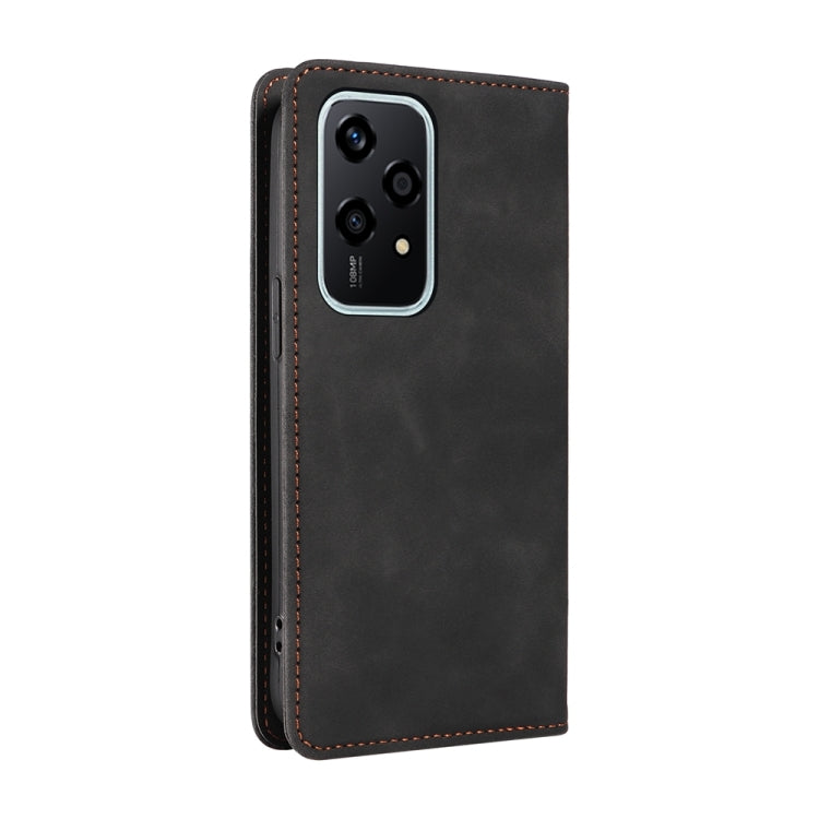 For Honor 200 Lite Global BETOPNICE Suction RFID Anti-theft Leather Phone Case(Black) by BETOPNICE