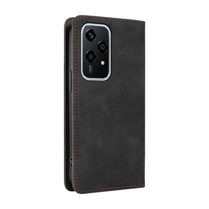 For Honor 200 Lite Global BETOPNICE Suction RFID Anti-theft Leather Phone Case(Black) by BETOPNICE