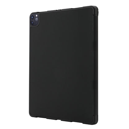 For iPad Pro 13 2025 / 2024 Skin Feel Tri-fold Leather Tablet Case with Pen Slot(Black) by bashfashion