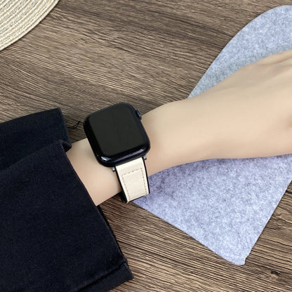 For Apple Watch Ultra 2 49mm Trapezoid Fold Magnetic Buckle Silicone PU Watch Band(Army Green) by bashfashion