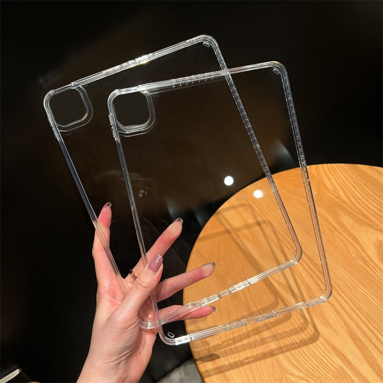 For iPad Pro 13 2025 / 2024 Suck Pen Clear Acrylic Tablet Case(Transparent) by bashfashion