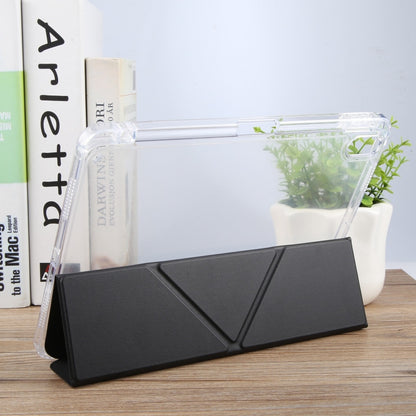 For iPad Air 13 2025 / 2024 / Pro 12.9 GEBEI Deformation Leather Tablet Case(Black) by GEBEI