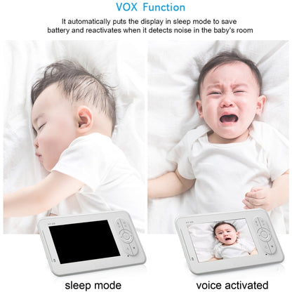SP920 4.3 inch TFT Screen Baby Monitor Care Camera(EU Plug) by bashfashion