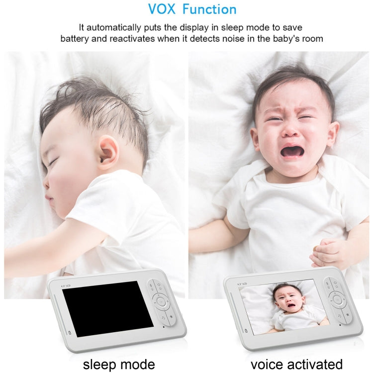 SP920 4.3 inch TFT Screen Baby Monitor Care Camera(US Plug) by bashfashion