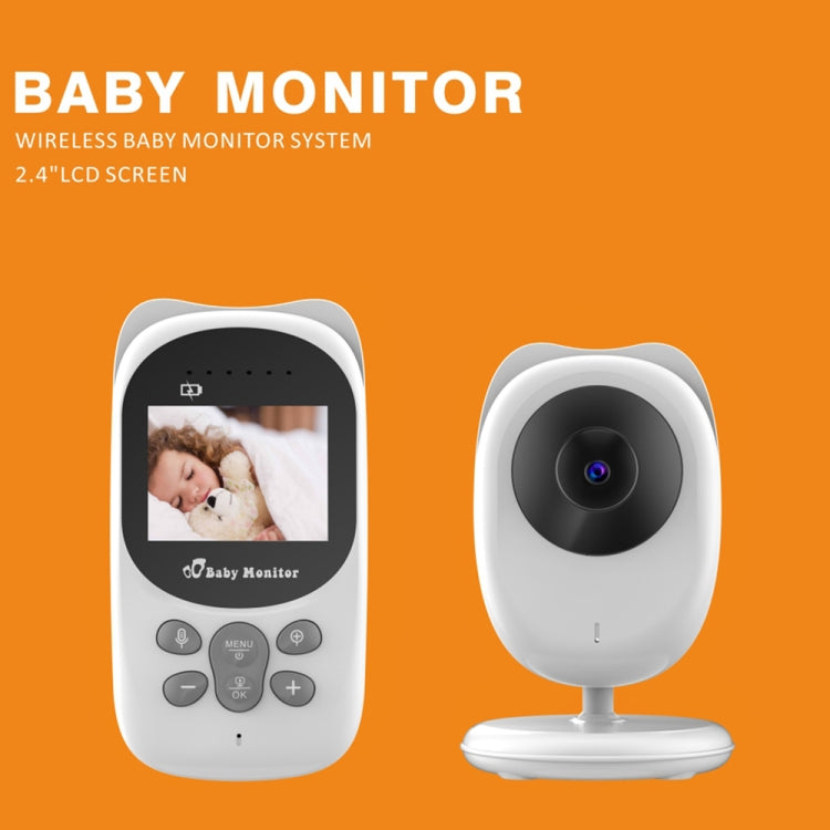 SP990 2.4 inch LCD Screen Baby Monitor Care Camera(EU Plug) by bashfashion