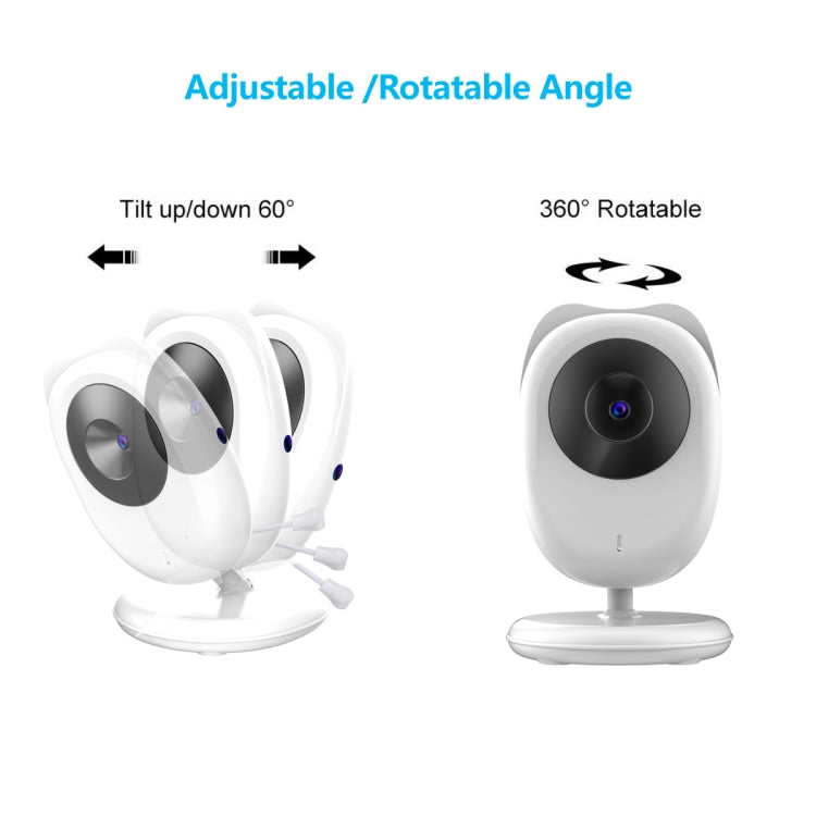 SP990 2.4 inch LCD Screen Baby Monitor Care Camera(US Plug) by bashfashion