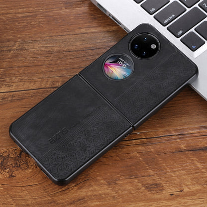 For Huawei Pocket 2 AZNS 3D Embossed Skin Feel Phone Case(Black) by AZNS
