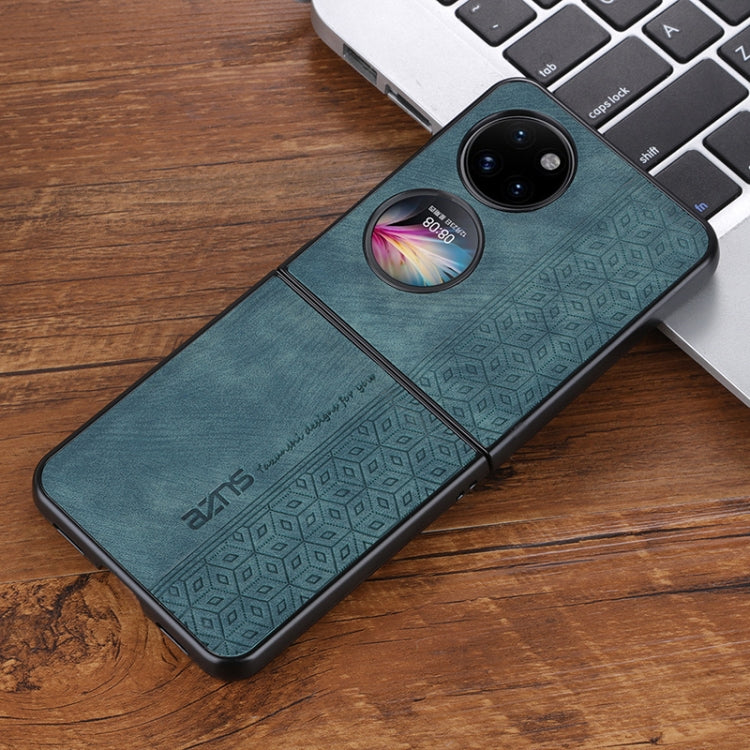 For Huawei Pocket 2 AZNS 3D Embossed Skin Feel Phone Case(Sapphire Blue) by AZNS