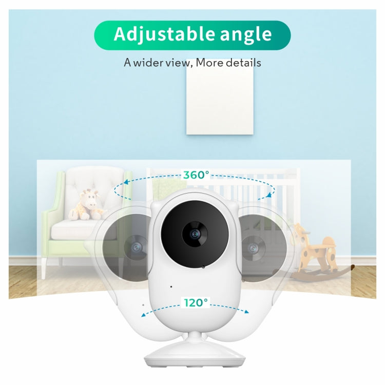 SM25 2.4 inch LCD Screen Baby Monitor Care Camera(EU Plug) by bashfashion