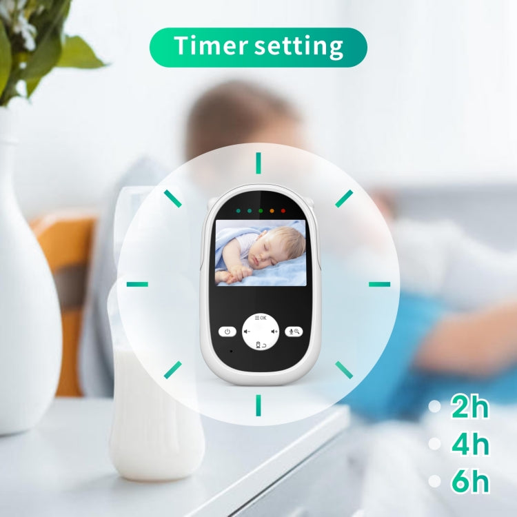 SM25 2.4 inch LCD Screen Baby Monitor Care Camera(EU Plug) by bashfashion