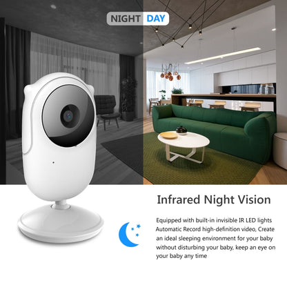 SM25 2.4 inch LCD Screen Baby Monitor Care Camera(EU Plug) by bashfashion