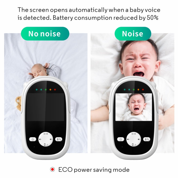 SM25 2.4 inch LCD Screen Baby Monitor Care Camera(US Plug) by bashfashion