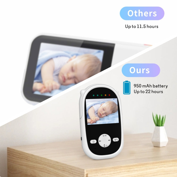 SM25 2.4 inch LCD Screen Baby Monitor Care Camera(US Plug) by bashfashion