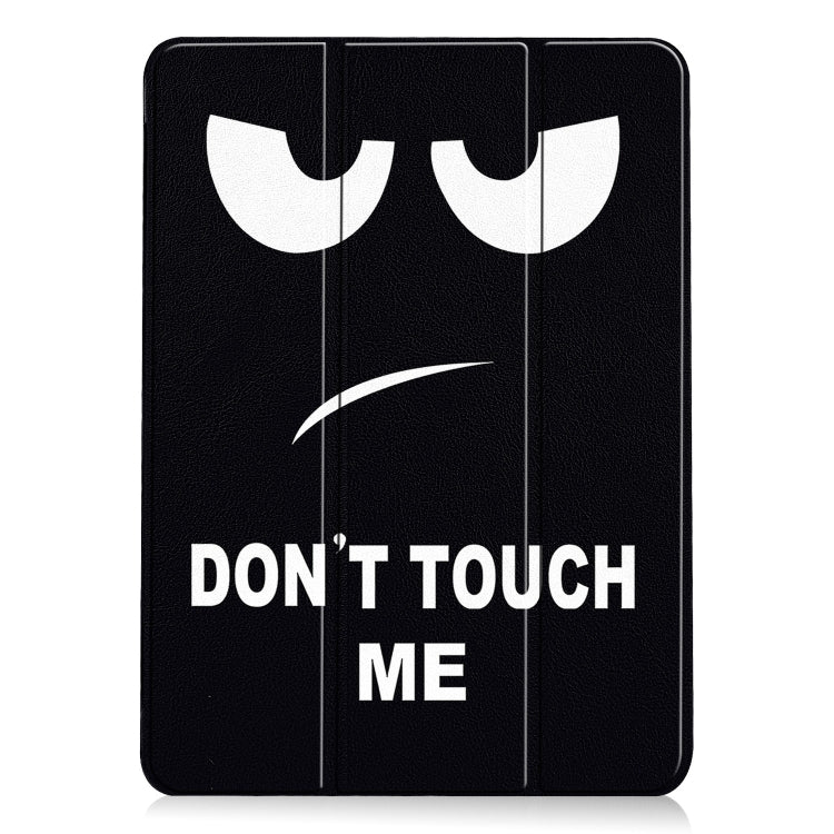 For iPad Air 13 2025 / 2024 Custer Painted 3-Fold Holder Smart Leather Tablet Case(Big Eyes ME) by bashfashion