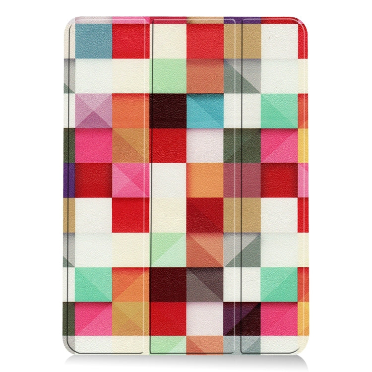 For iPad Air 11 2025 / 2024 Custer Painted 3-Fold Holder Smart Leather Tablet Case(Magic Cube) by bashfashion