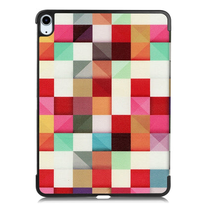 For iPad Air 11 2025 / 2024 Custer Painted 3-Fold Holder Smart Leather Tablet Case(Magic Cube) by bashfashion
