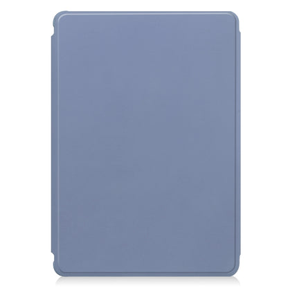 For iPad Pro 11 2025 / 2024 Transparent Rotation Smart Leather Tablet Case with Keyboard(Lavender) by bashfashion
