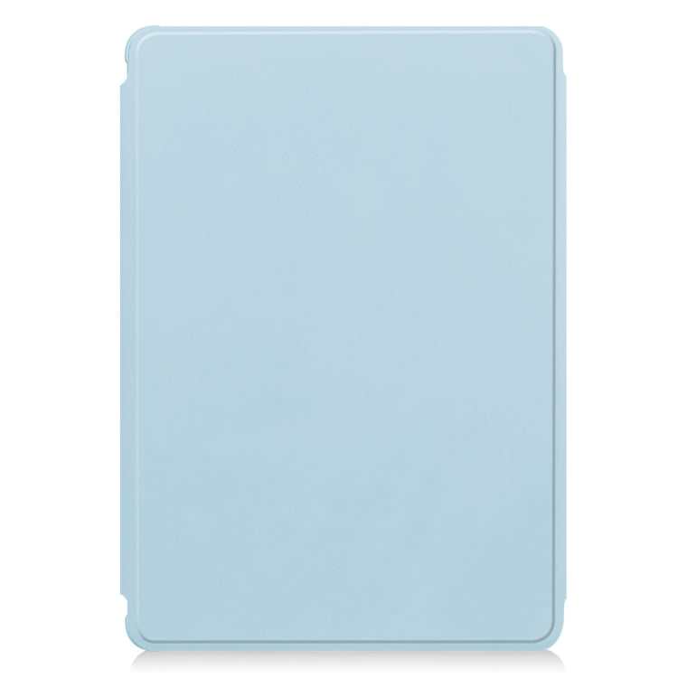 For iPad Air 13 2025 / 2024 Transparent Rotation Smart Leather Tablet Case with Keyboard(Sky Blue) by bashfashion